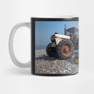 Tractor on the beach Mug